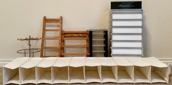 Assortment Of Organizers For Shoes, Jewelry, And More