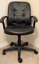 Black Office Chair On Rollers