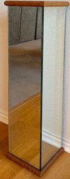 Mirrored Standing Pedestal