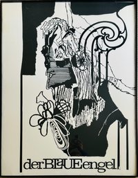 Signed The Blue Angel Framed Poster