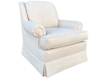 Smith Brothers Cream Colored Accent Chair 1 Of 2