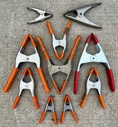 Assorted Spring Clamps Lot