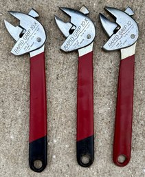 Assorted Rapid Grip & Tanguy Adjustable Wrenches Lot