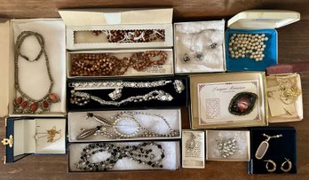Large Lot Of Costume Jewelry