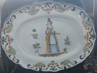 17' Camaro Pottery Platter Wall Hanging Beautiful!
