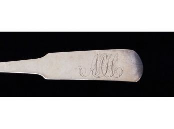 Hughes Coin Silver Serving Spoon 46 Grams