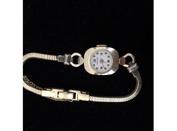 Bartons Lady Watch 14 K Back, Works Engraved See Photos