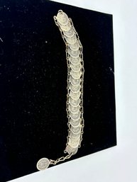 Silver Tone Vin Bracelet