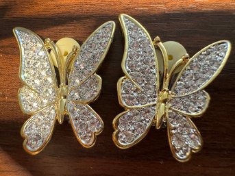 Vintage Rhinestone Earrings