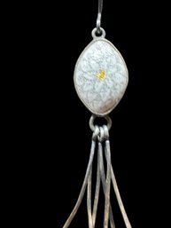 Vintage Signed Sterling Dangle Earrings