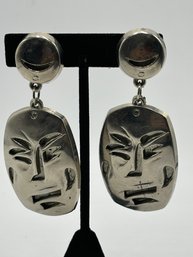 Vintage Face Earrings