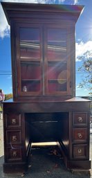 Antique Handcrafted Wooden Writing Desk