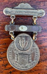 Pre-WWI 1911 Rifle 1st Class Massachusetts Marksman Pin