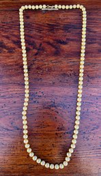 Vintage MCM Trifari Gold-Tone Beaded Necklace