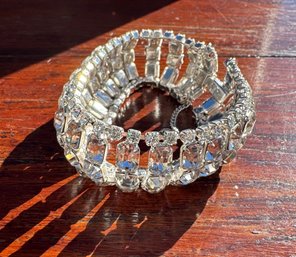Beautiful Sparkling Vintage MCM Rhinestone Bracelet