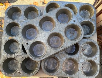 Lot Of Vintage Muffin Tins