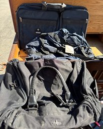 Lot Of Three Bags Including New Vintage Eddie Bauer Duffle