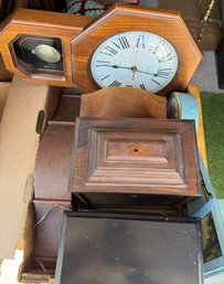 Lot Of Vintage Clocks- Not Tested
