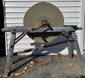 Antique Grinding Wheel