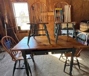 Dining Table & Four Chairs
