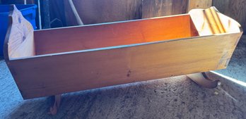 Wooden Rocking Cradle Bassinet