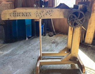 Rare Antique Hand-Operated Belcher & Taylor Chicken Feed Cutter
