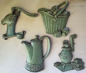 Lot Of Four Vintage Sexton Wall Hangings