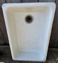 Vintage Kohler Cast Iron Enamel Coated Butler Sink