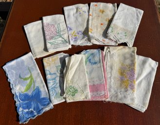 Lot Of Vintage Handkerchiefs