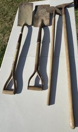 Lot Of Four Vintage Garden Tools