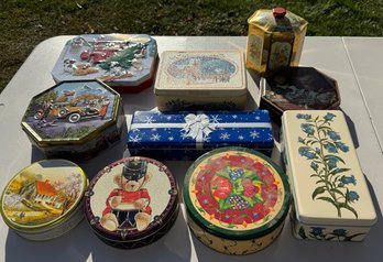 Lot Of Ten Tins