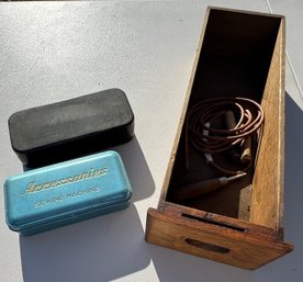 Vintage Sewing Drawer & Sewing Accessories Including White