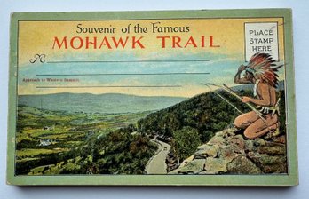 Vintage Souvenir Of The Famous Mohawk Trail Postcard Book