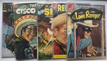 Lot Of 5 Vintage Western Comics
