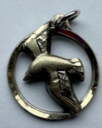 Vintage Creed Sterling Silver Flying Bird/ Dove Charm