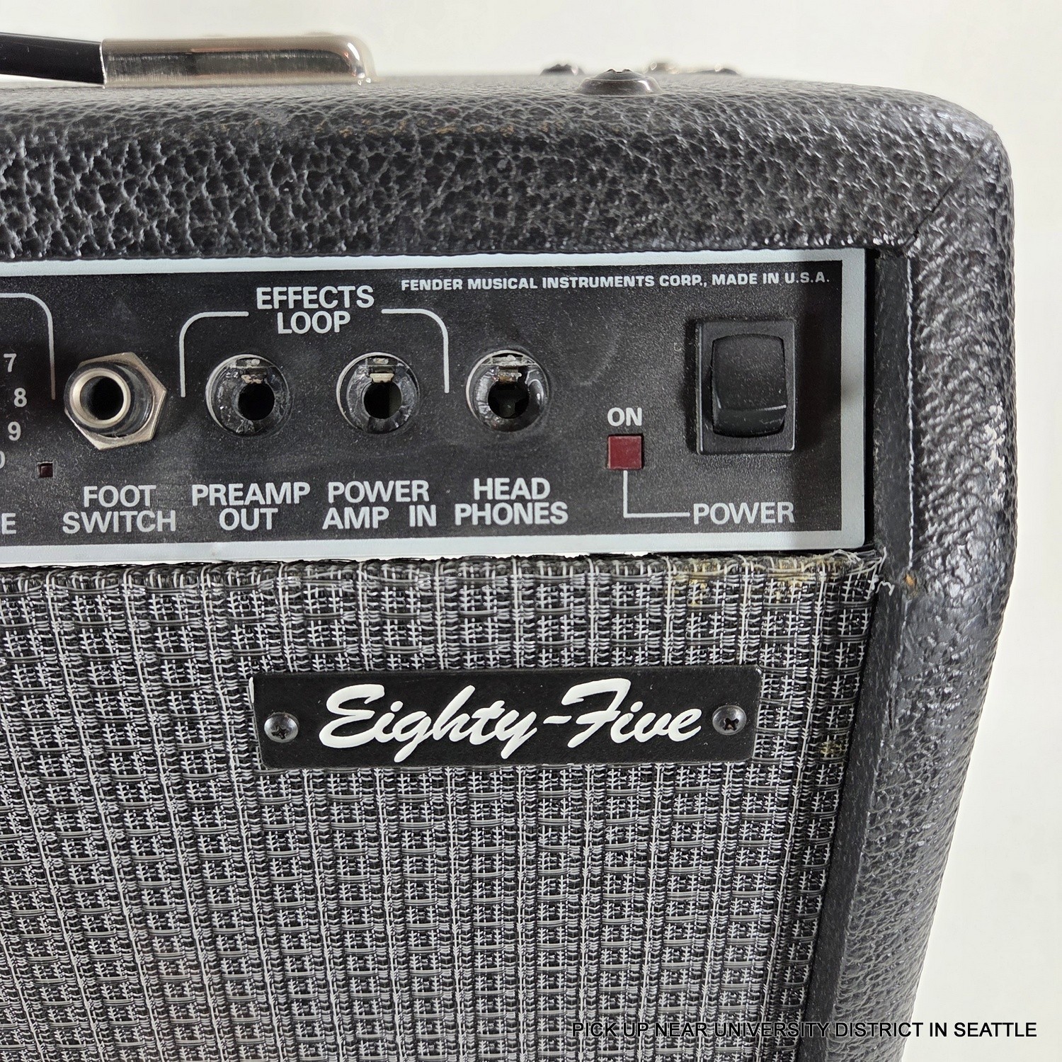 Fender Eighty Five Guitar Amp With 2-Button Foot Switch (SEATTLE PICK ...