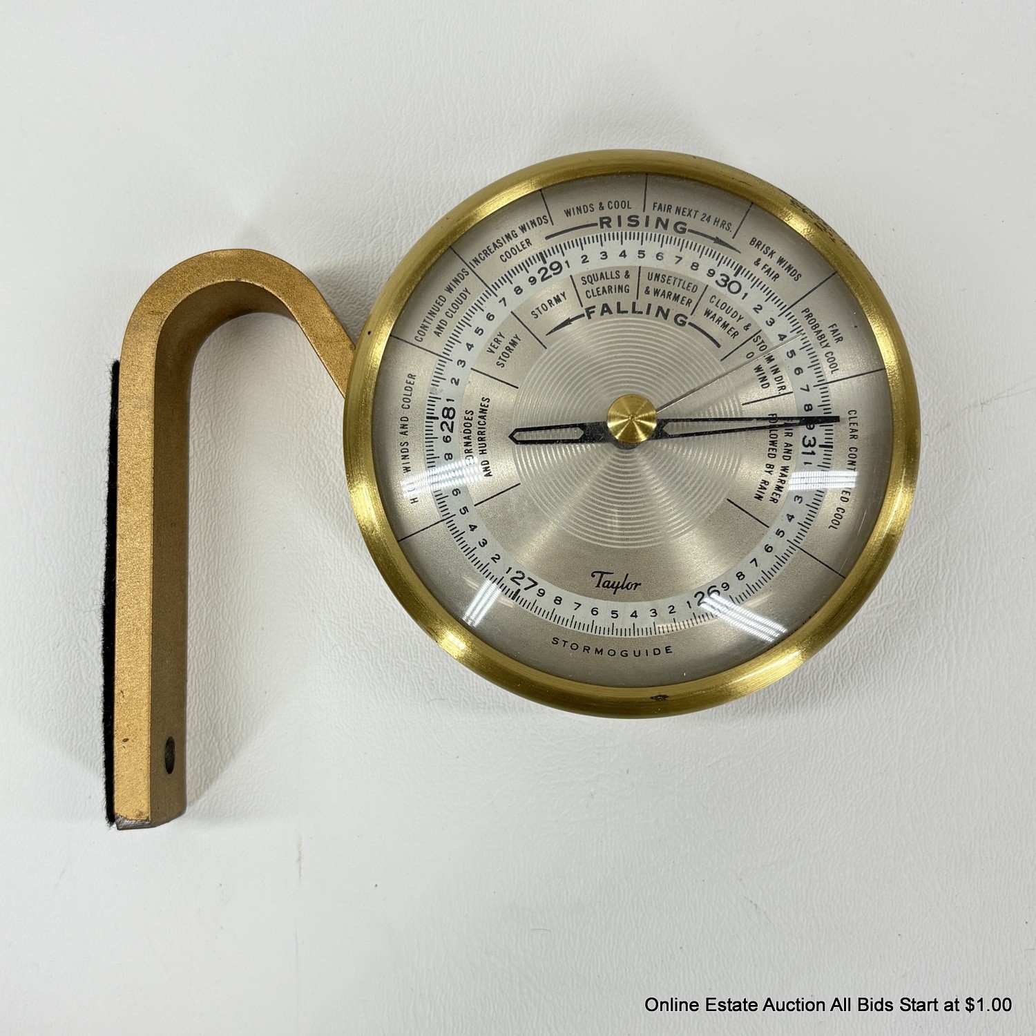 Mount Barometer Vintage Taylor Stormoguide Wall Mount Barometer #47699 | Auctionninja.com
