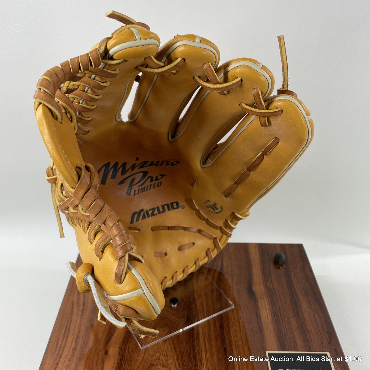 2004 Ichiro Suzuki Mizuno Baseball Mitt Glove In Acrylic Box