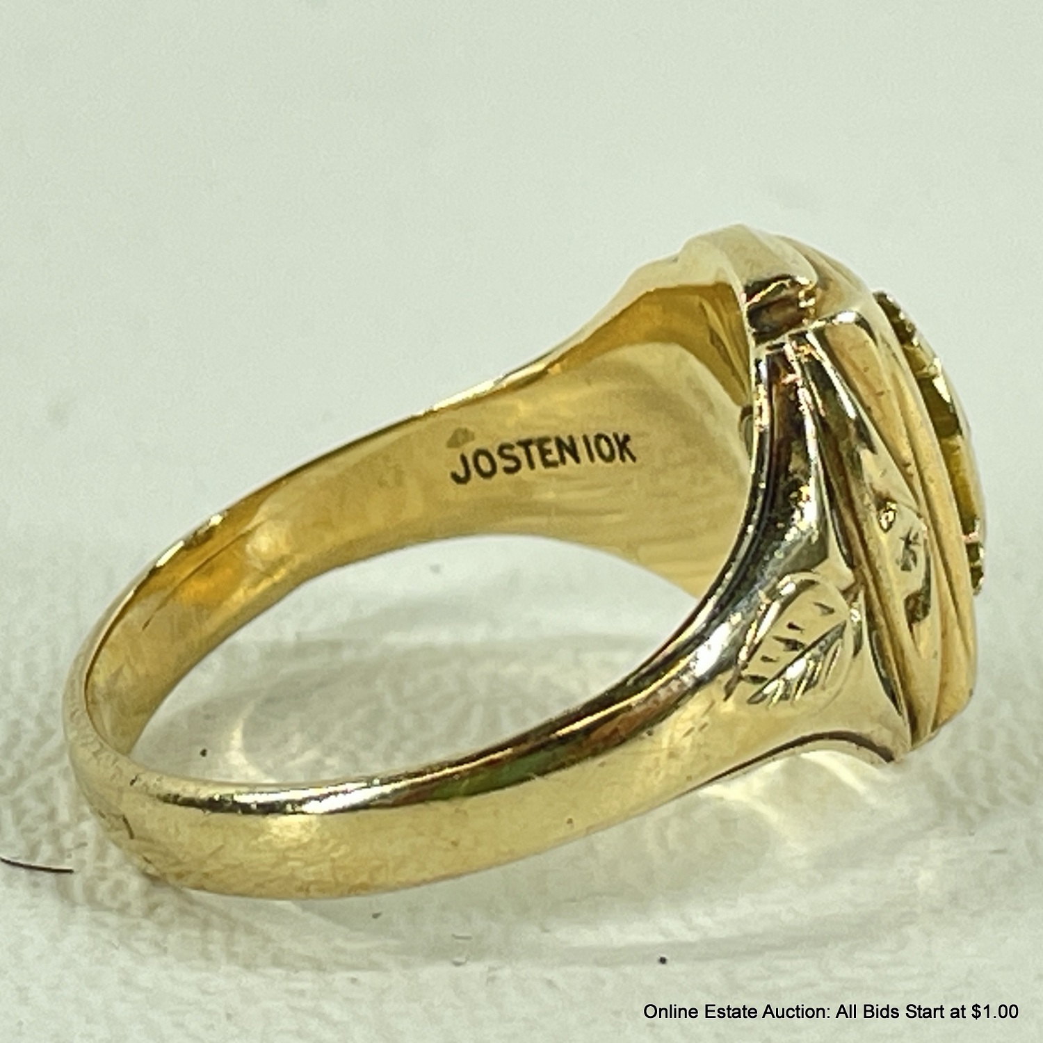 Jostens 10k Gold Class Ring Total Weight 4 Grams Size 7 #32674