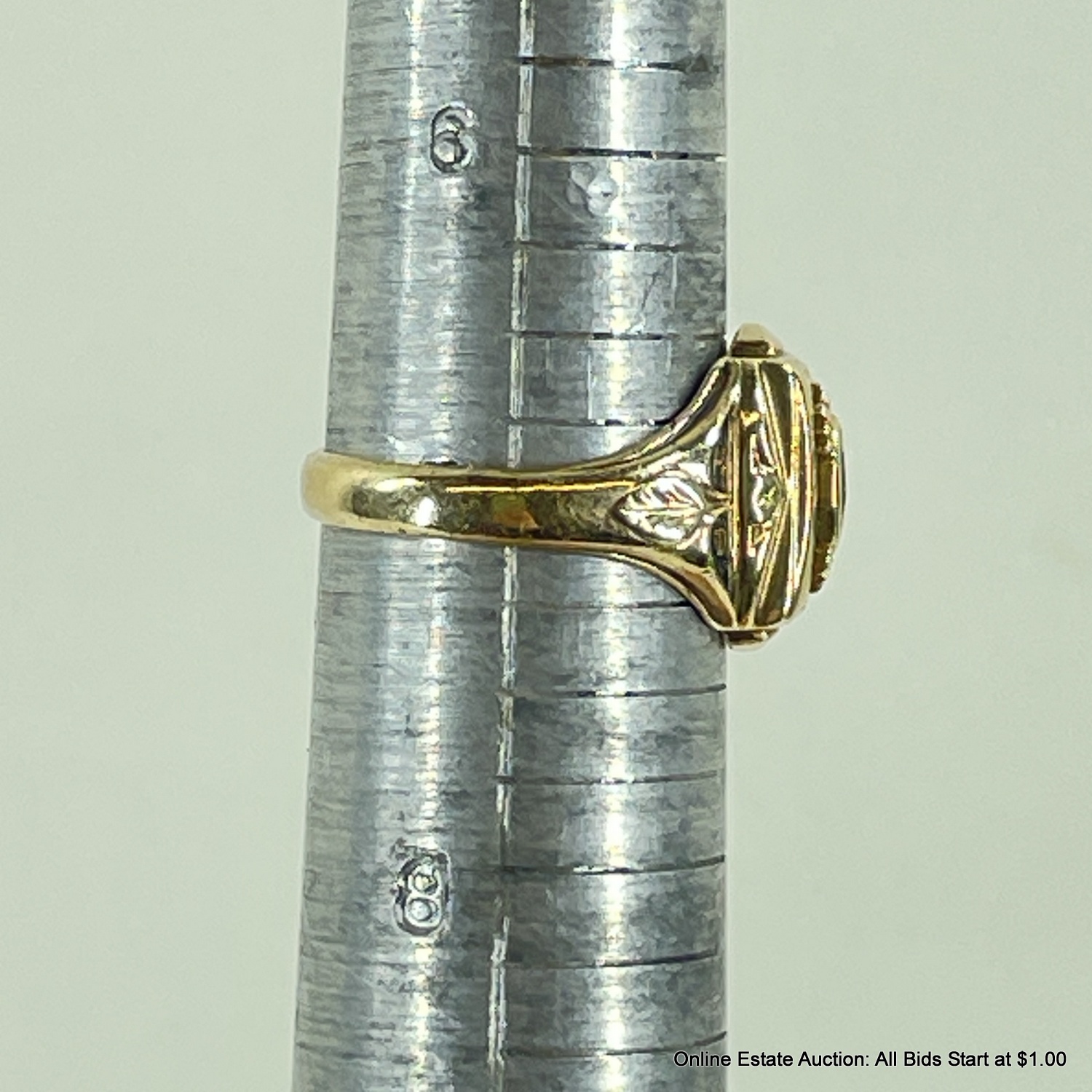 Jostens 10k Gold Class Ring Total Weight 4 Grams Size 7 #32674