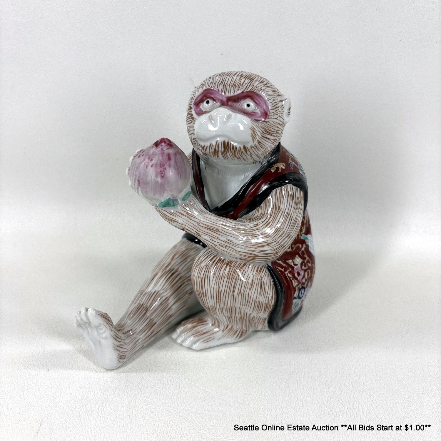 Historic Charleston Reproductions Japanese Porcelain Monkey Circa 1825 ...