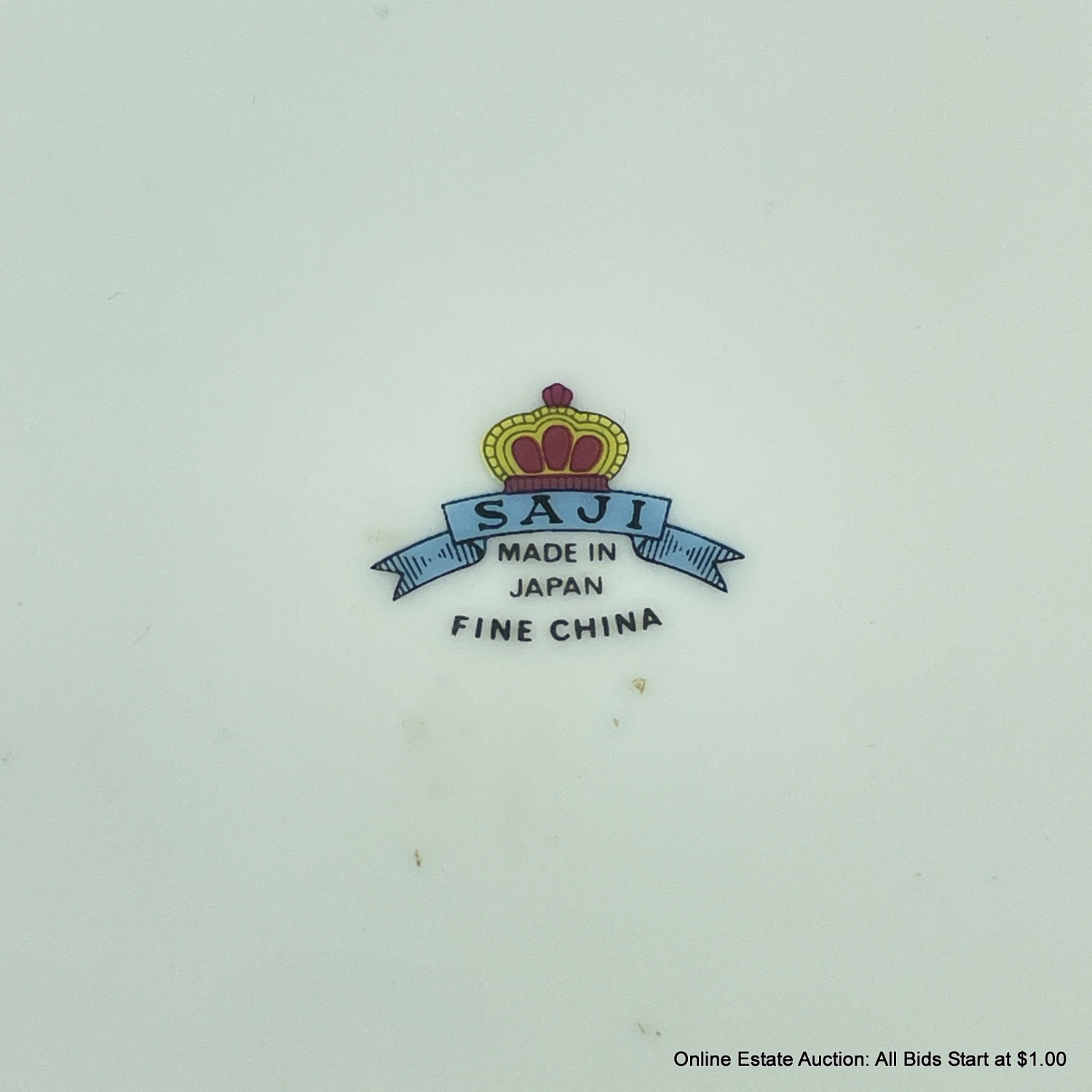 Vintage Saji Fine China Japanese Imari Plate #35579 | Auctionninja.com