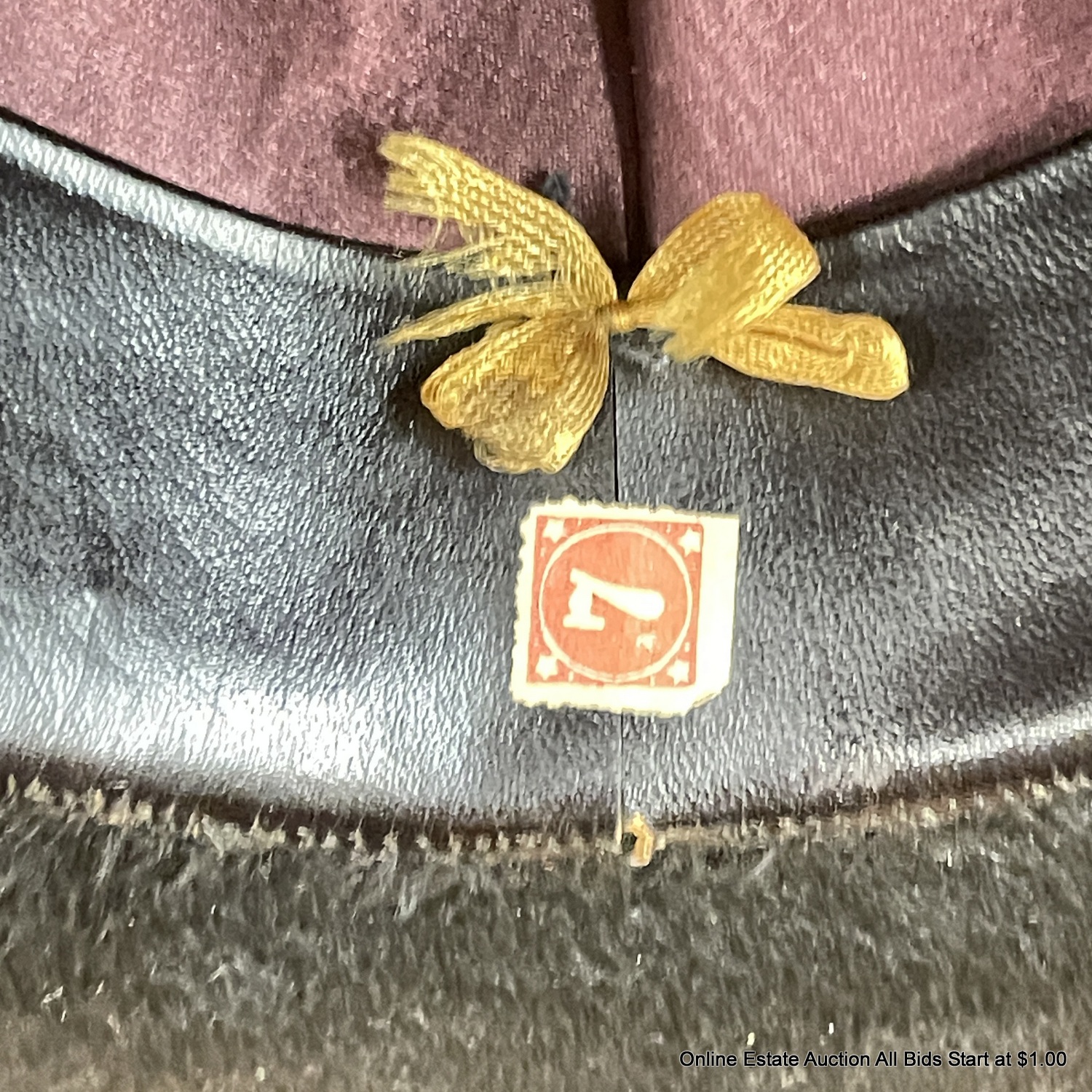 Antique Masonic Knights Templar Chapeau Hat Made With Beaver Pelt And ...