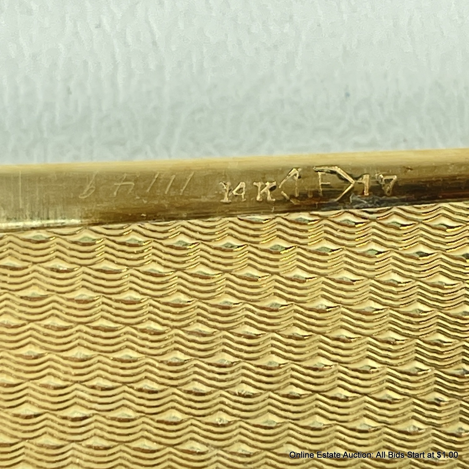 Antique 14K Yellow Gold Card Case 30 Grams #36589 | Auctionninja.com