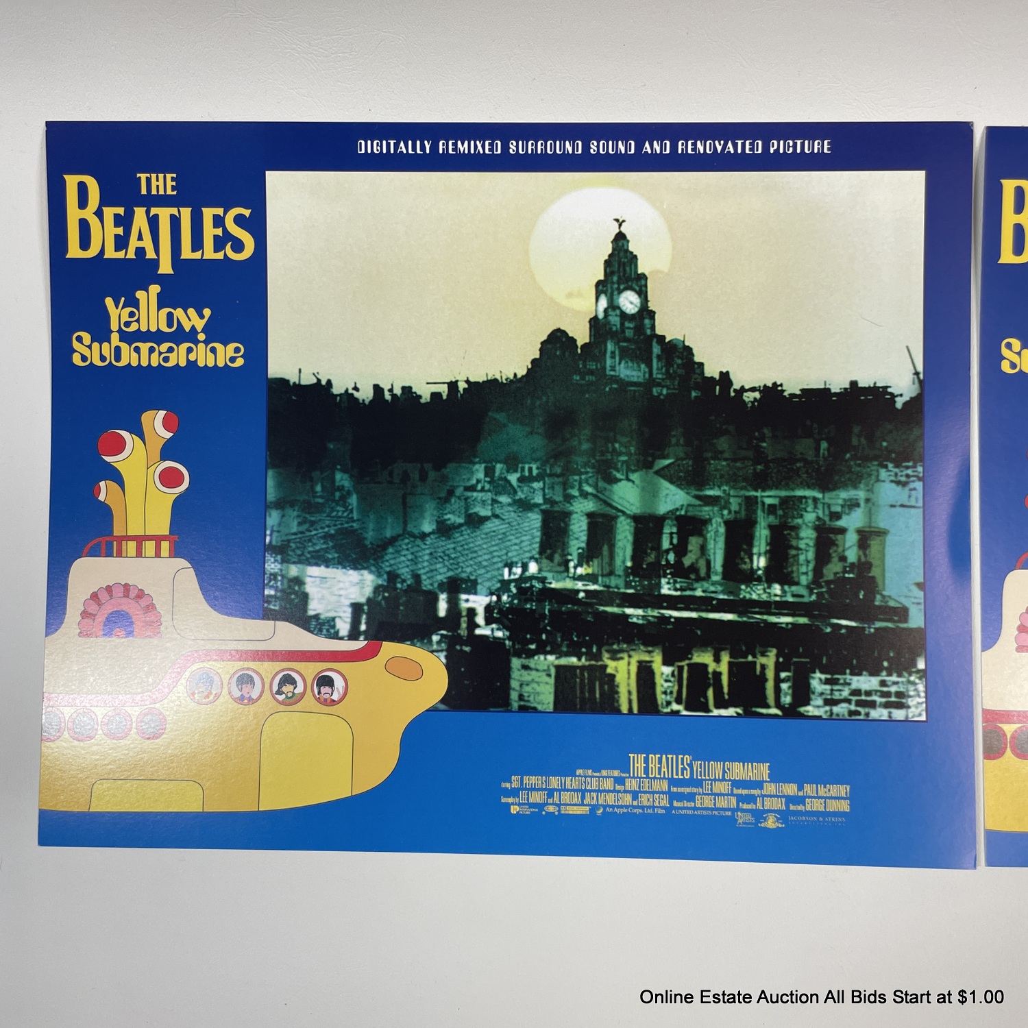 【XL程度】1999 The Beatles Yellow Submarine The Beatles Vintage 1999 McFarlane Toys Yellow Submarine