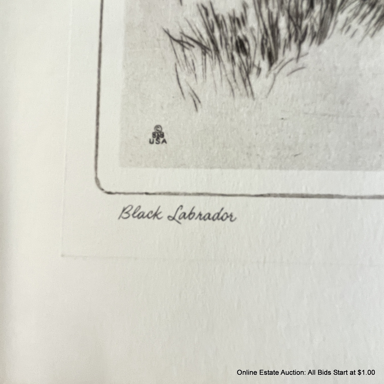 Four Vintage Etching By R. H. Palenske For Brown & Bigelow 60th