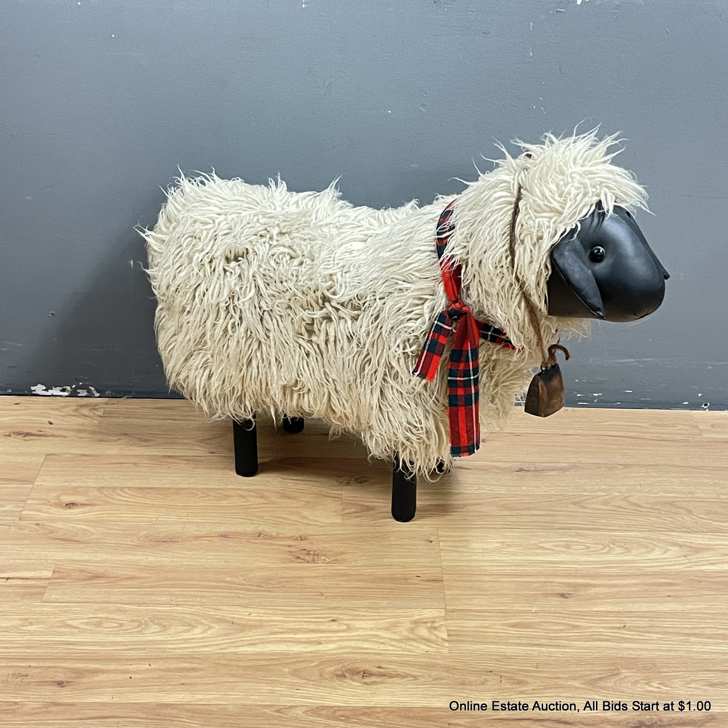 Large Sheep With Leather Face By Canadian Artist Maija Wilson #28755 ...