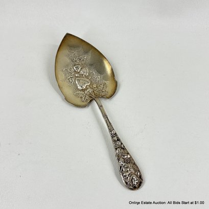 Gorham Sterling Silver Strawberry Jelly Cake Server Total Weight 89 Grams