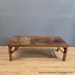 Vintage Teak Hall Bench (LOCAL PICK UP ONLY)