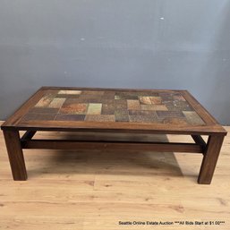 Tile Top Rosewood Coffee Table (LOCAL PICK UP ONLY)